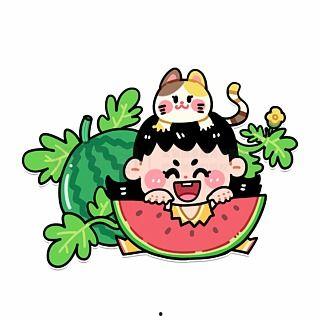 吃瓜动画演示视频,趣味演绎生活中的小确幸